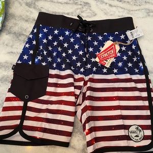Vans board shorts size 28
